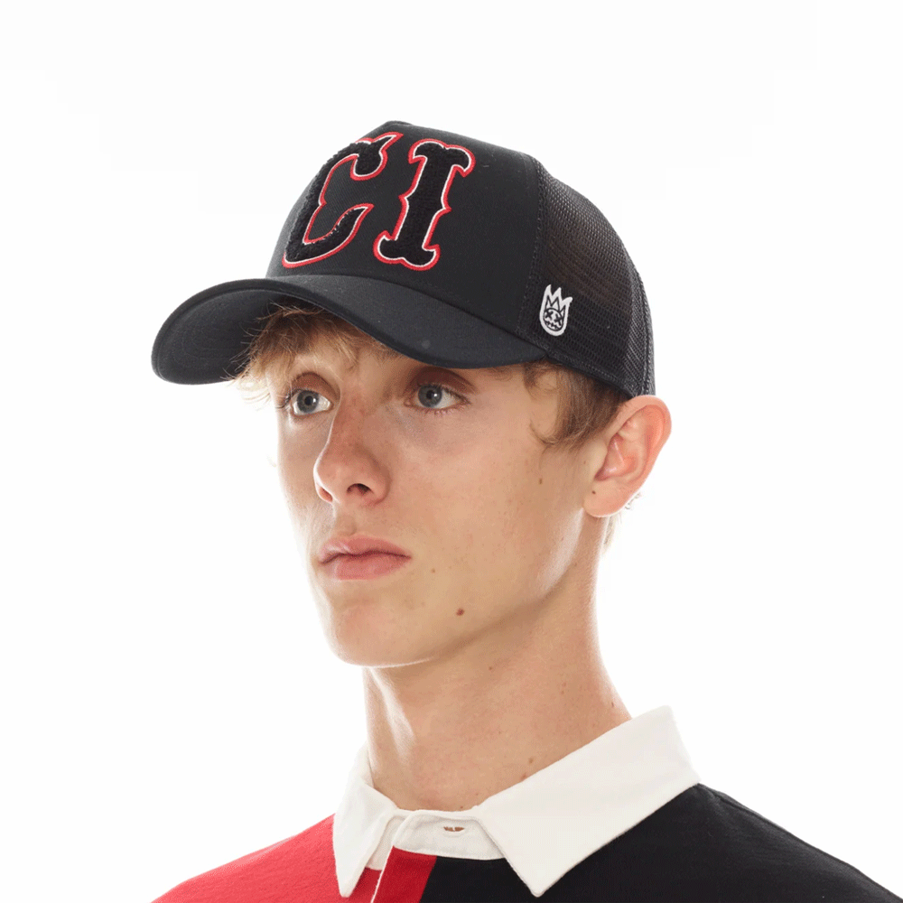 Cult Of Individuality Retro Rugby Patch Mesh Trucker