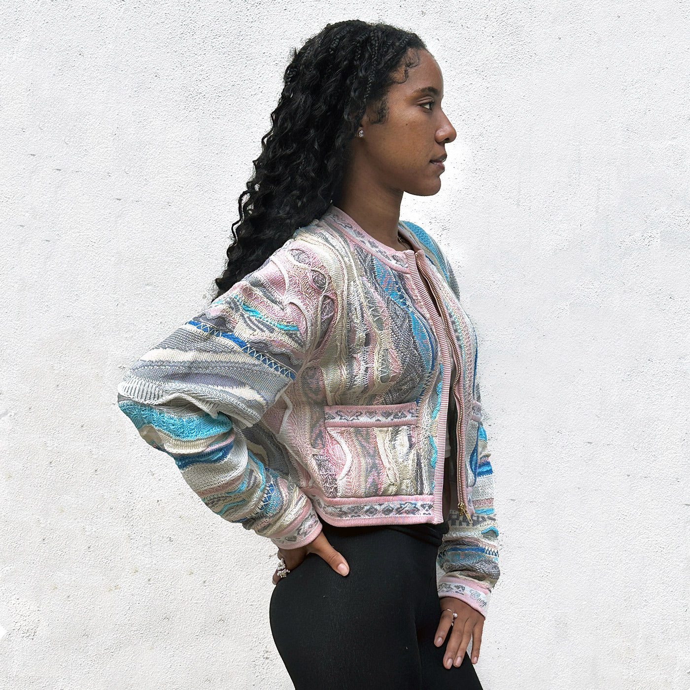 Coogi New - COOGI Rosewater Women's Zip Cardigan