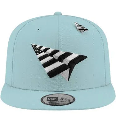 Paper Planes Powder Blue Crown Old School Snapback Hat