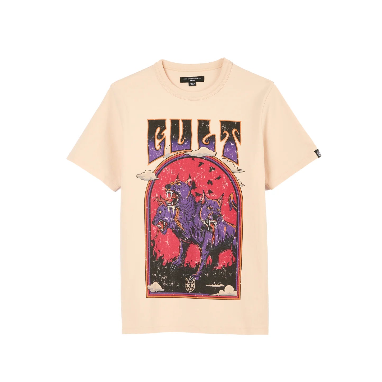 Cult Of Individuality Short Sleeve Crew Neck Tee "Orthrus"