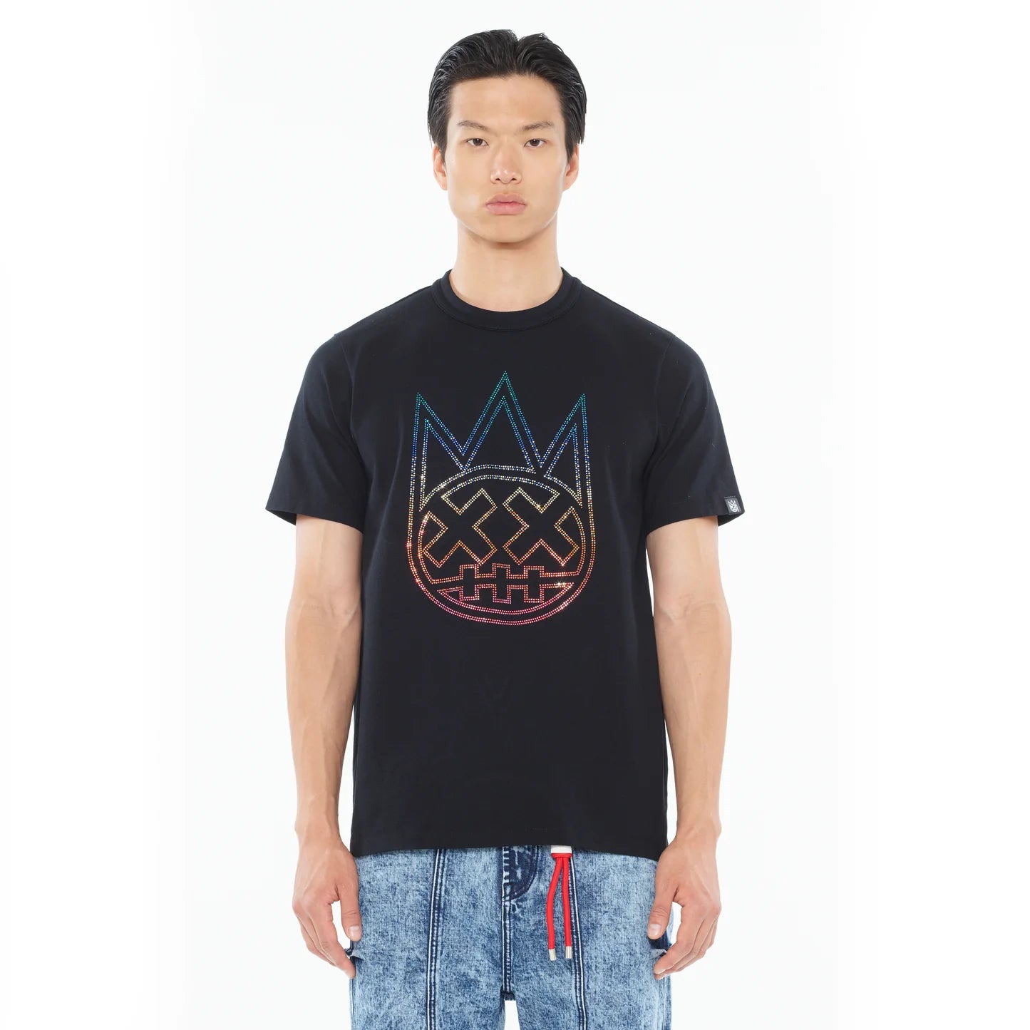 Cult Of Individuality Short Sleeve Crew Neck Tee "Gradient Logo"