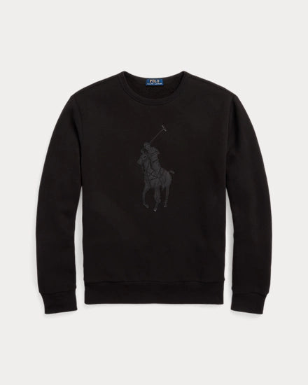 Polo Ralph Lauren Leather-Pony Fleece Sweatshirt