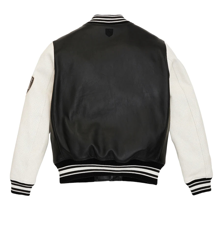 Avirex Script Leather Varsity Jacket