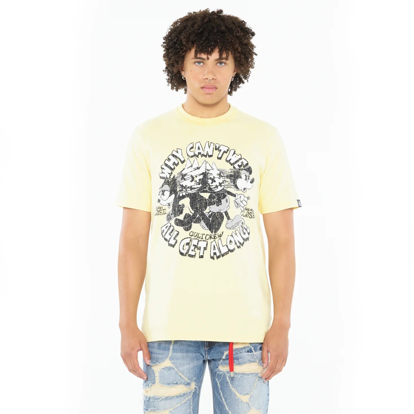 Cult Of Individuality Heavyweight Short Sleeve Crew Neck Tee "Get Along"