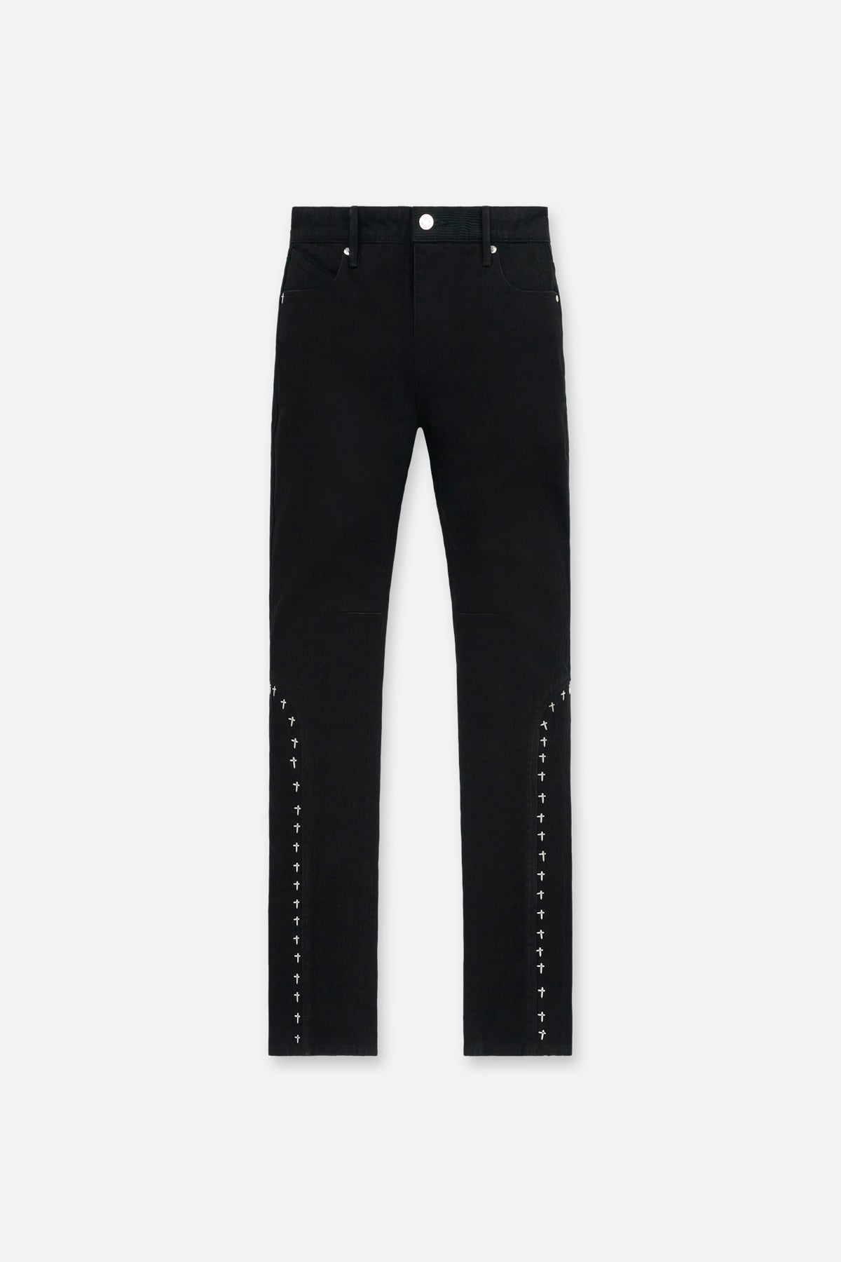 RTA Enzo Skinny Jean | Black Cross Rivet