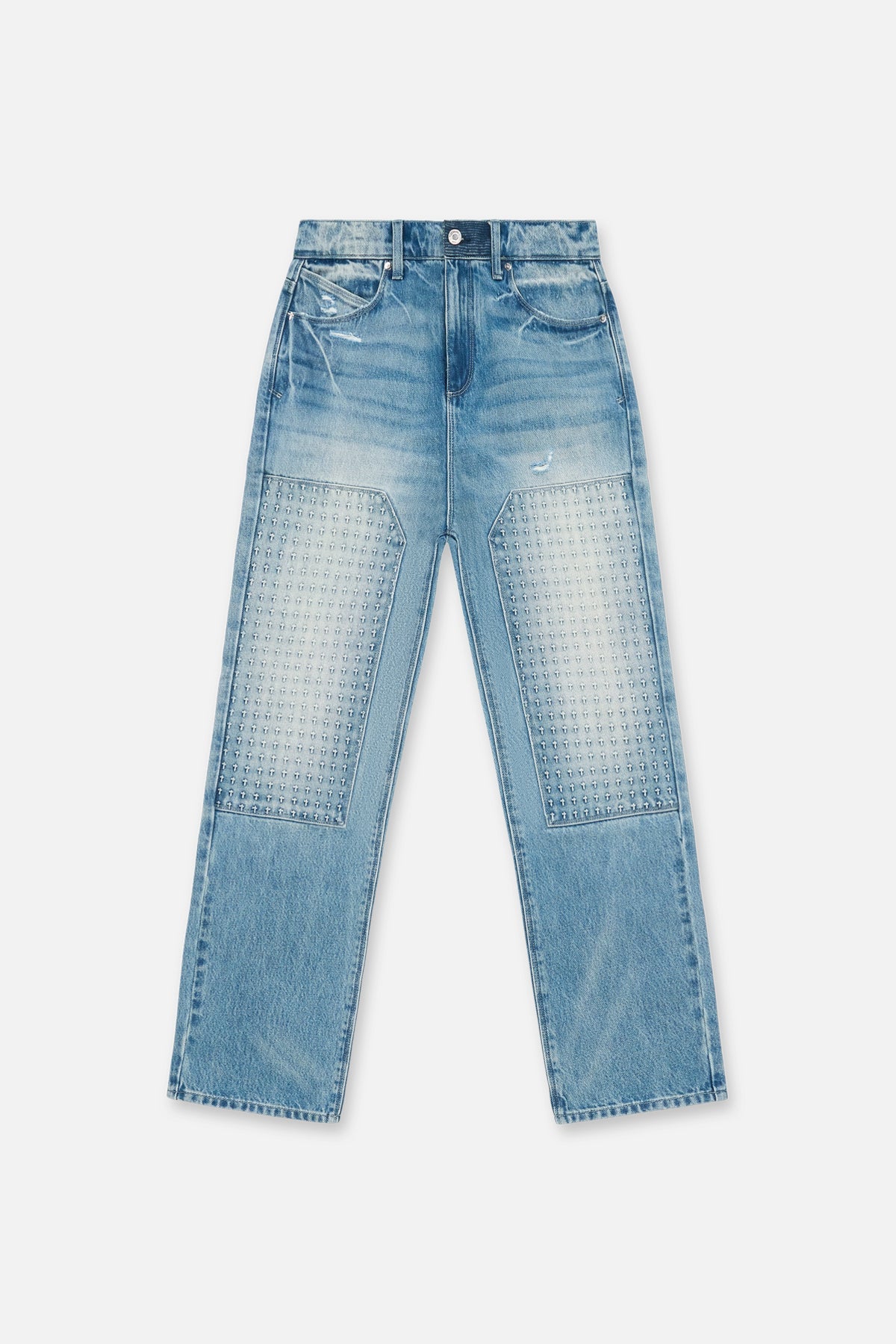 RTA Ricardo Slim Fit Jean | Blue Steel 3D Cross
