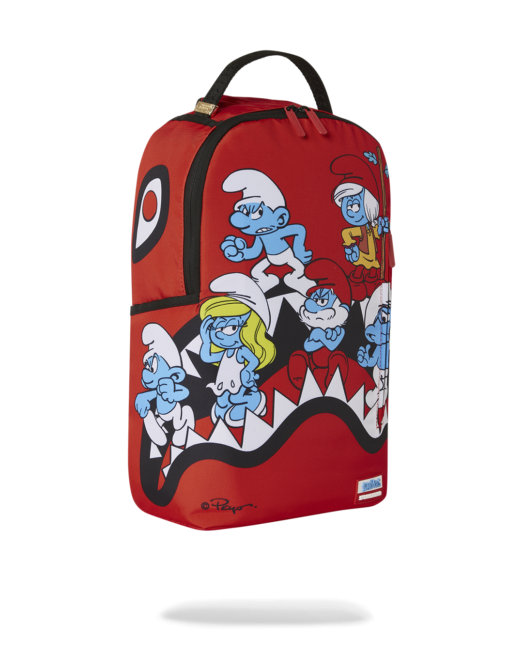 Spray Ground Smurfs Shark Bounce  Backpack