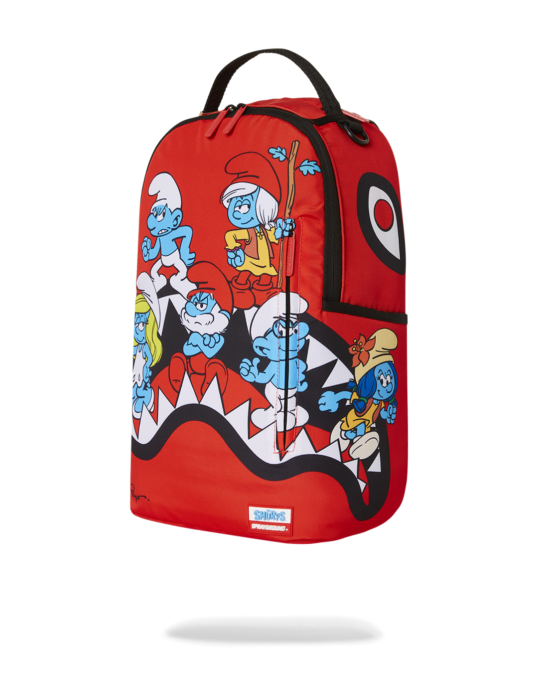 Spray Ground Smurfs Shark Bounce  Backpack