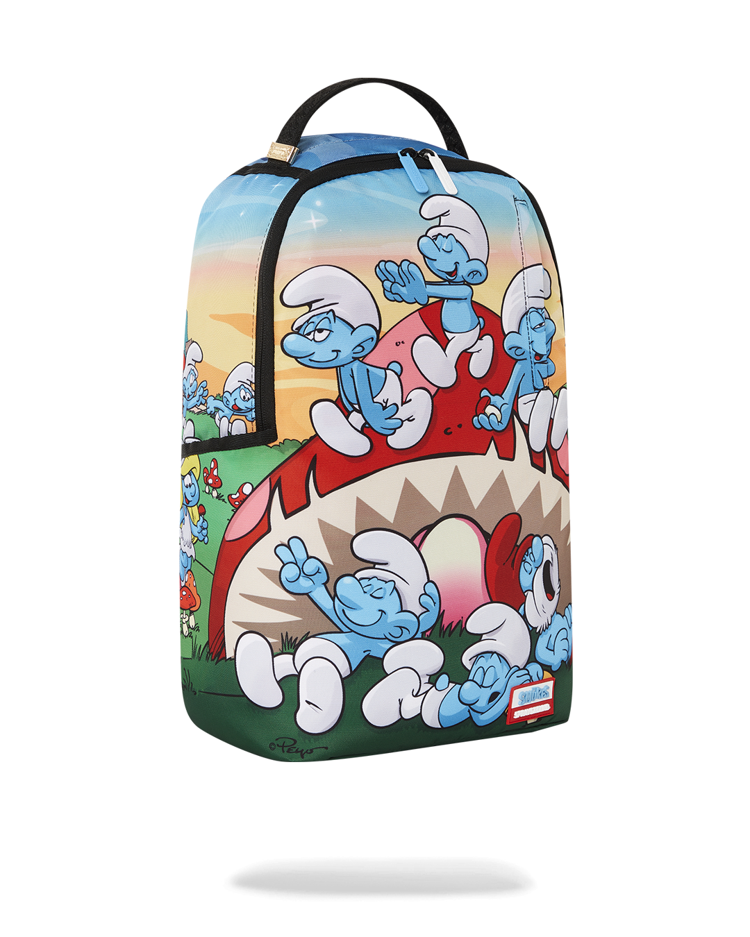 Spray Ground Smurfs Mushroom Chill Backpack