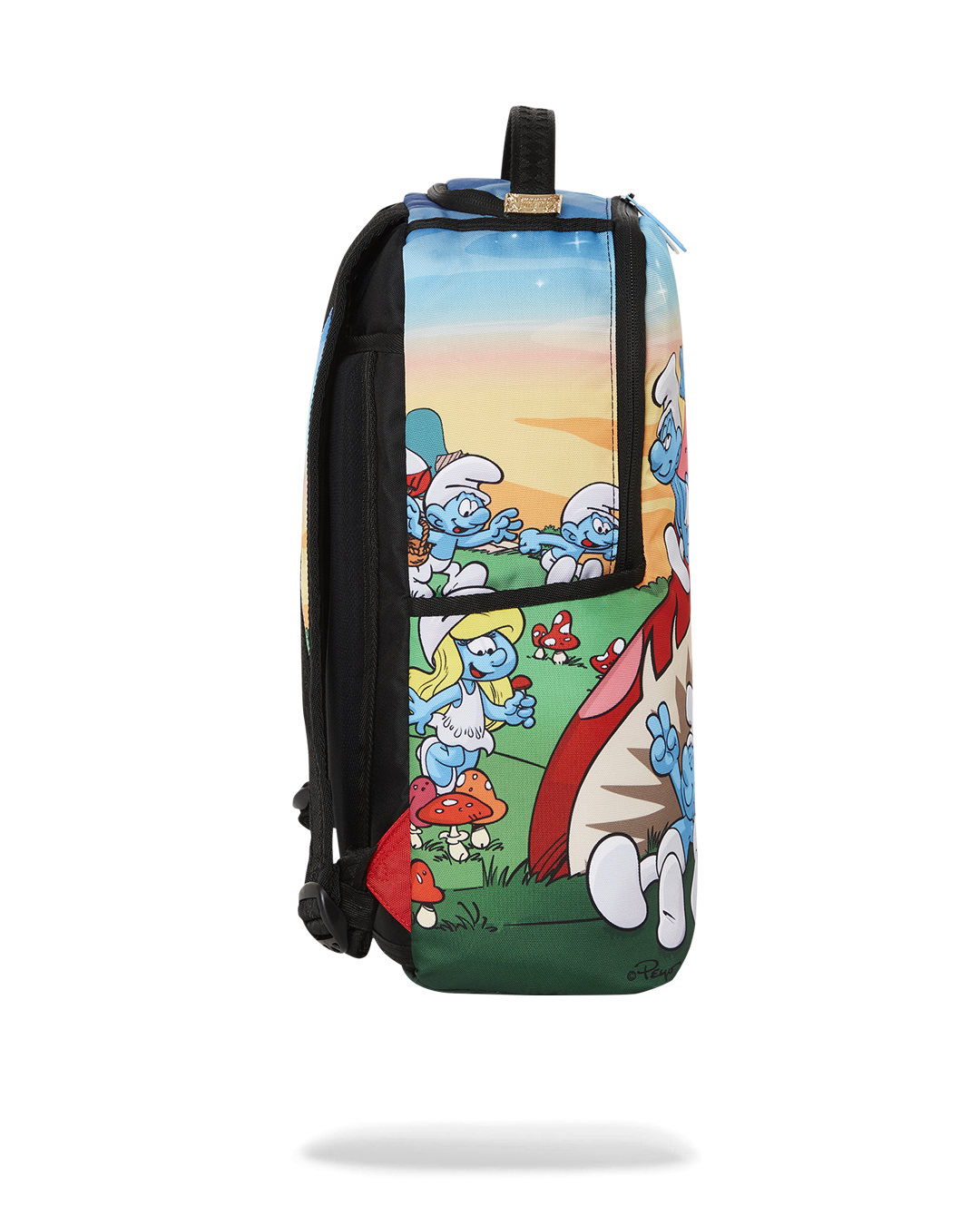 Spray Ground Smurfs Mushroom Chill Backpack