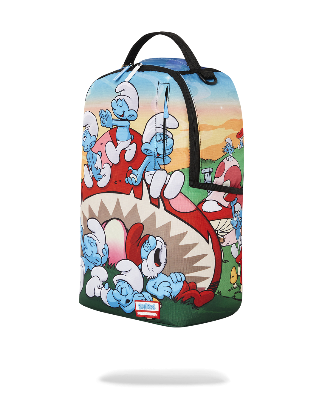 Spray Ground Smurfs Mushroom Chill Backpack