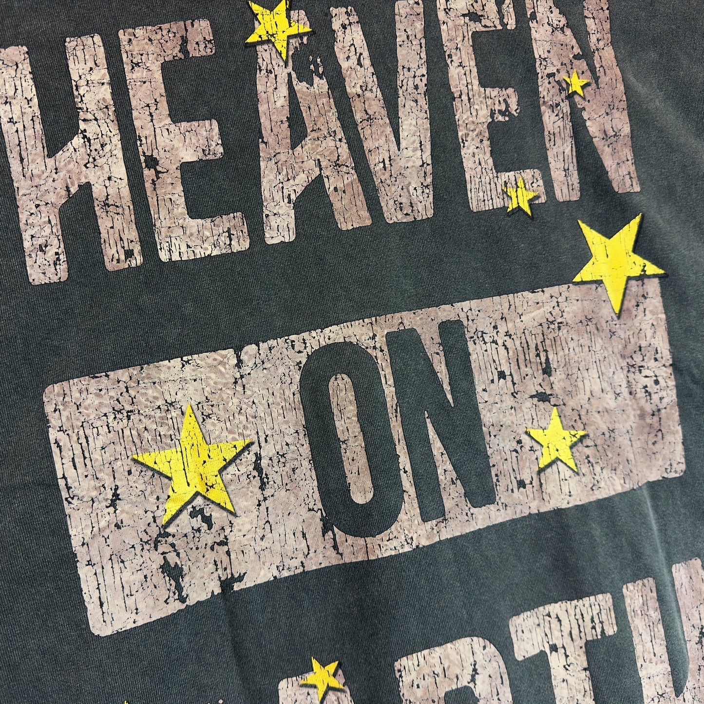 Cult Of Individuality Oversized Heavyweight Boxy Short Sleeve Crew Neck Tee "Cherubs"
