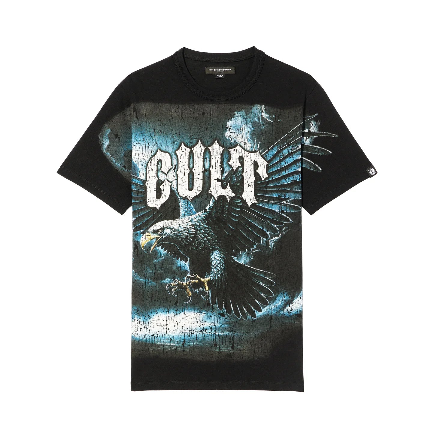 Cult Of Individuality Heavyweight Short Sleeve Crew Neck Tee "Eagle"