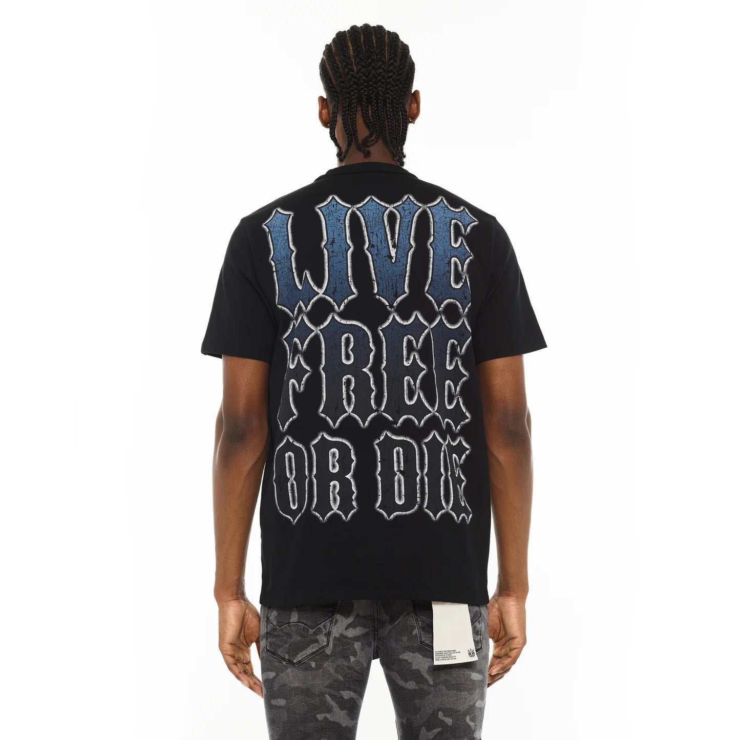 Cult Of Individuality Heavyweight Short Sleeve Crew Neck Tee "Eagle"