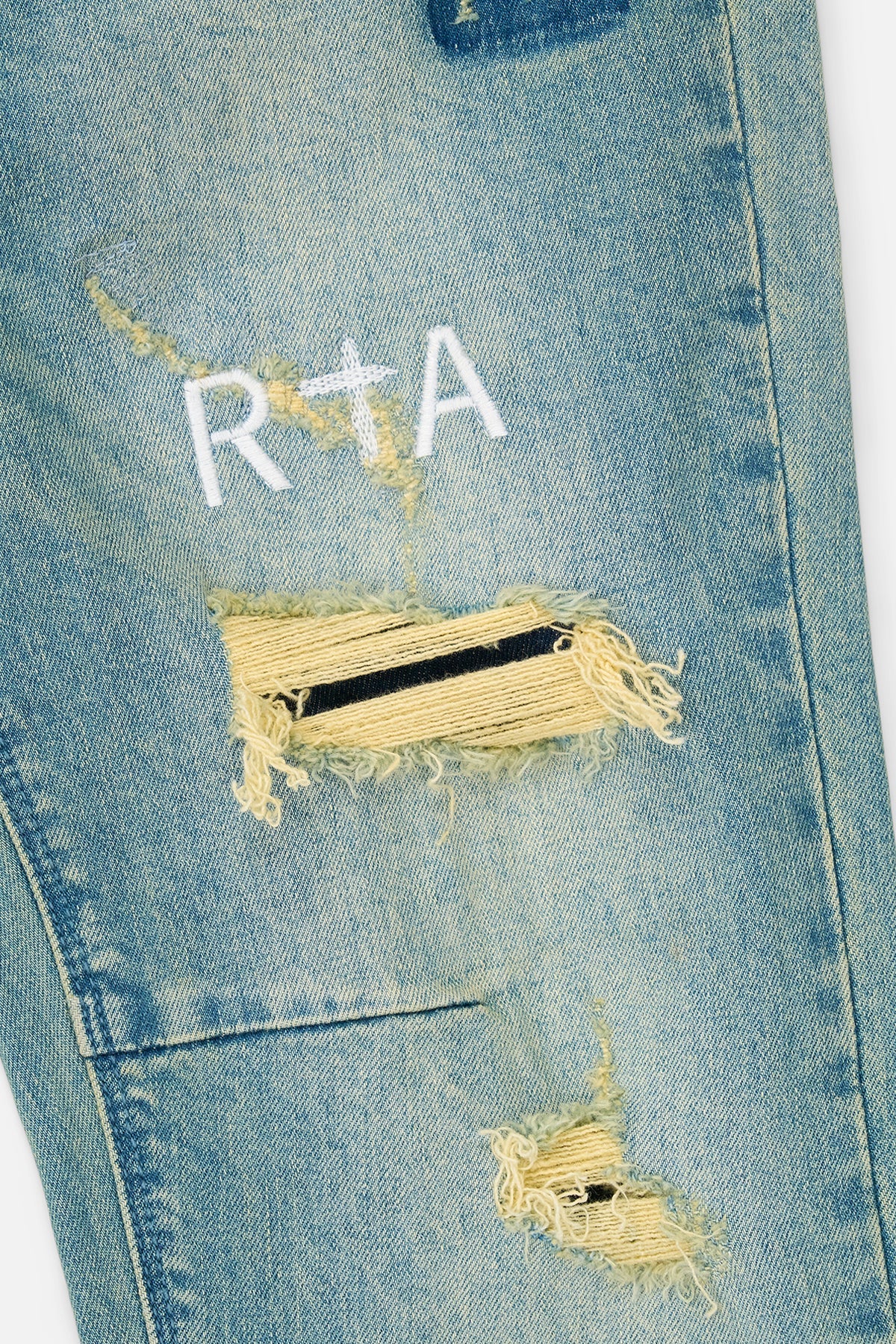 RTA BRYANT SKINNY JEAN | BLUE KYANITE DISTRESSED