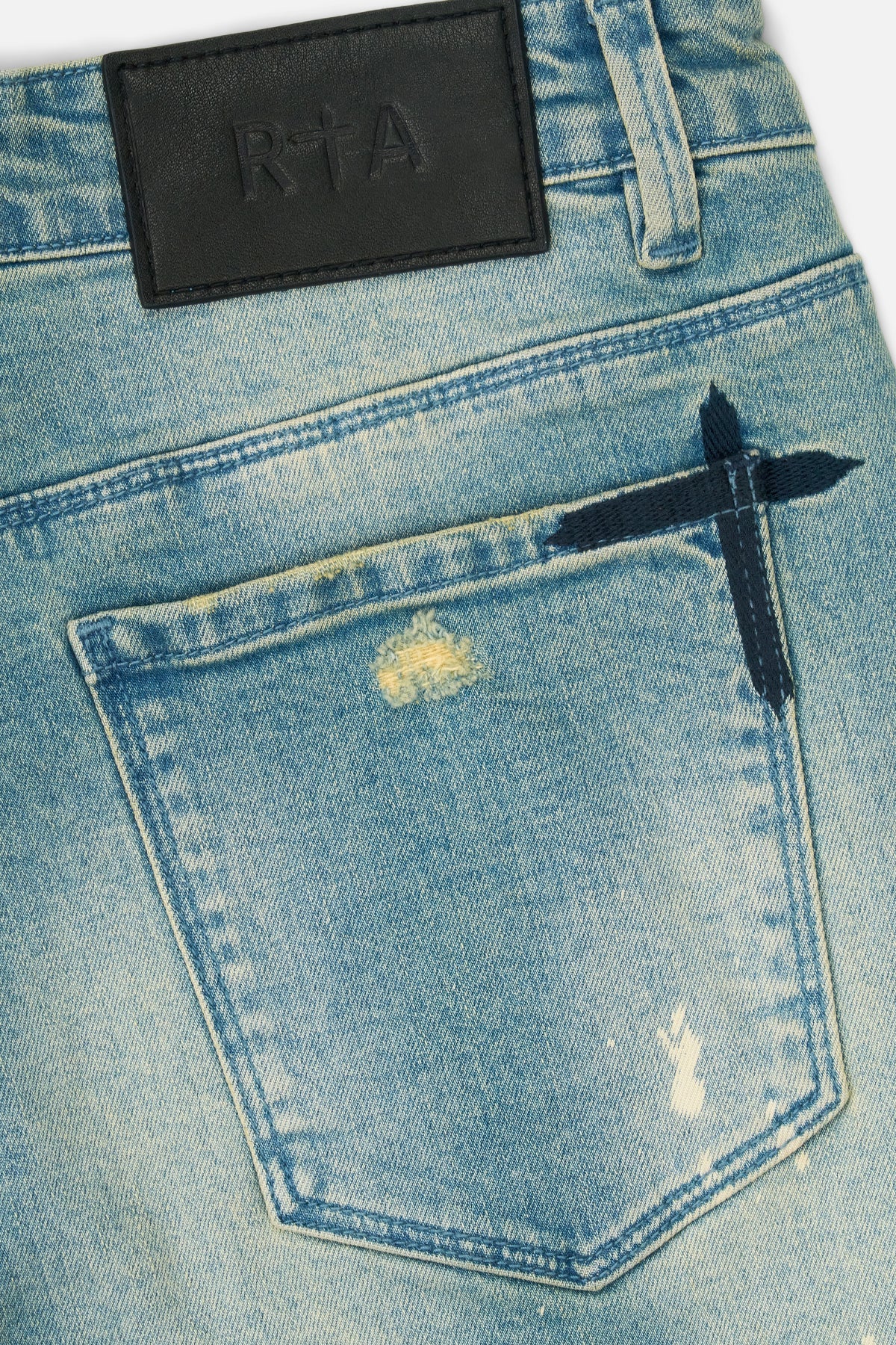 RTA BRYANT SKINNY JEAN | BLUE KYANITE DISTRESSED