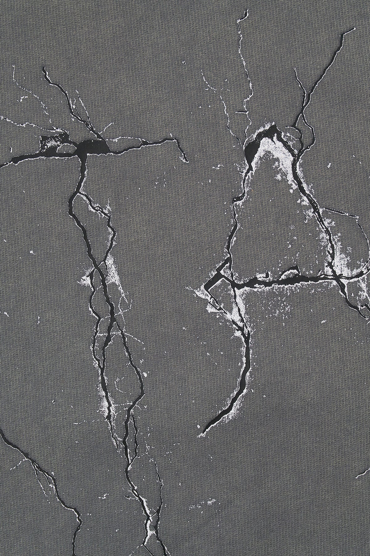 RTA CHARLES SWEATSHIRT | STONE CRACKED LOGO