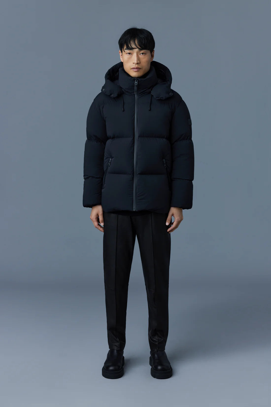 Mackage Kent Stretch Matt Down Jacket With Hood