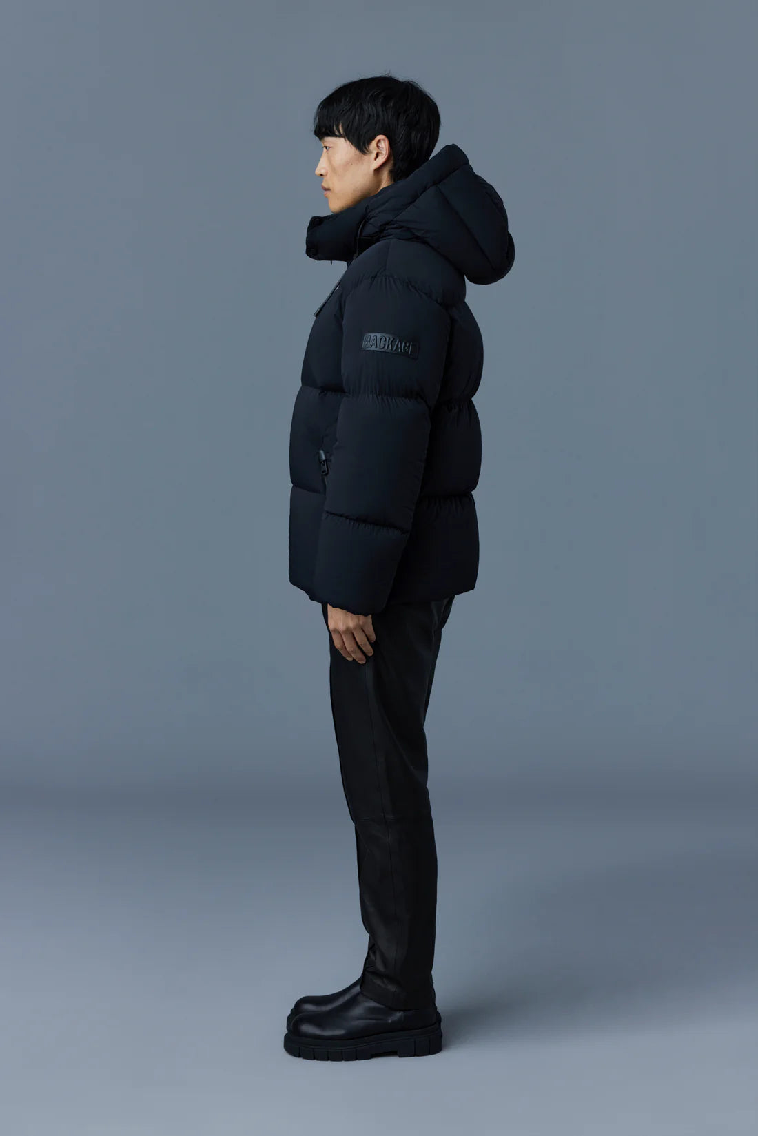 Mackage Kent Stretch Matt Down Jacket With Hood