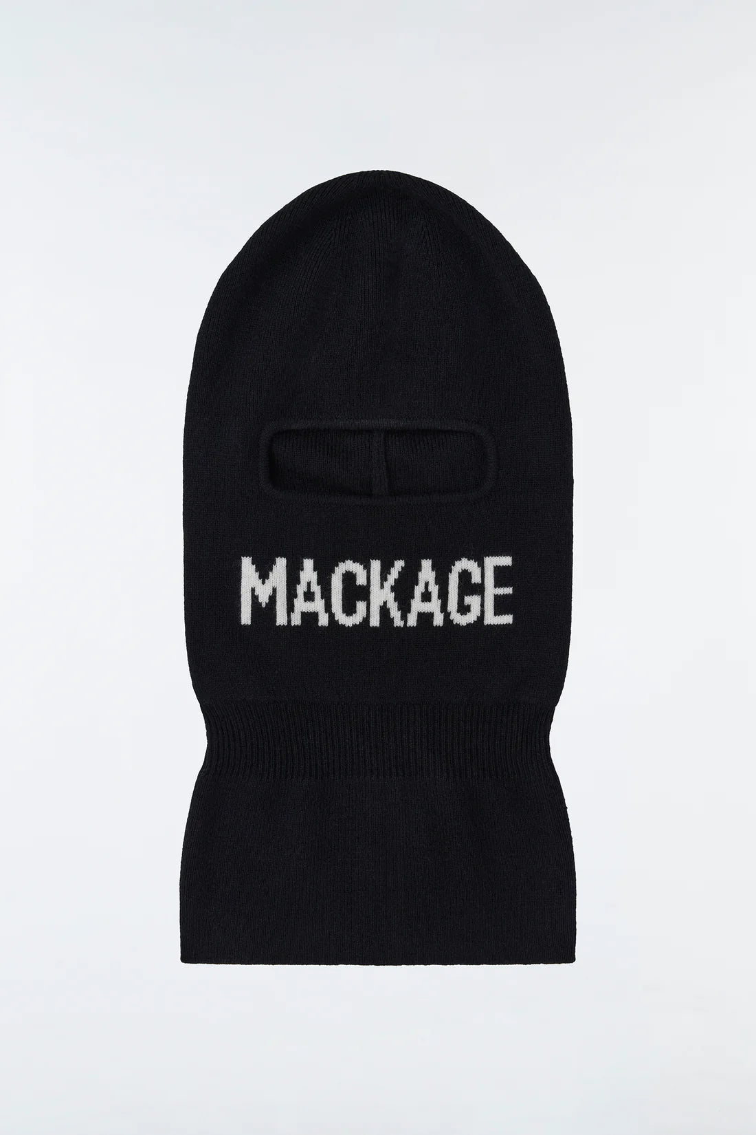 Mackage Bala Knit Merino Blend Logo Balaclava