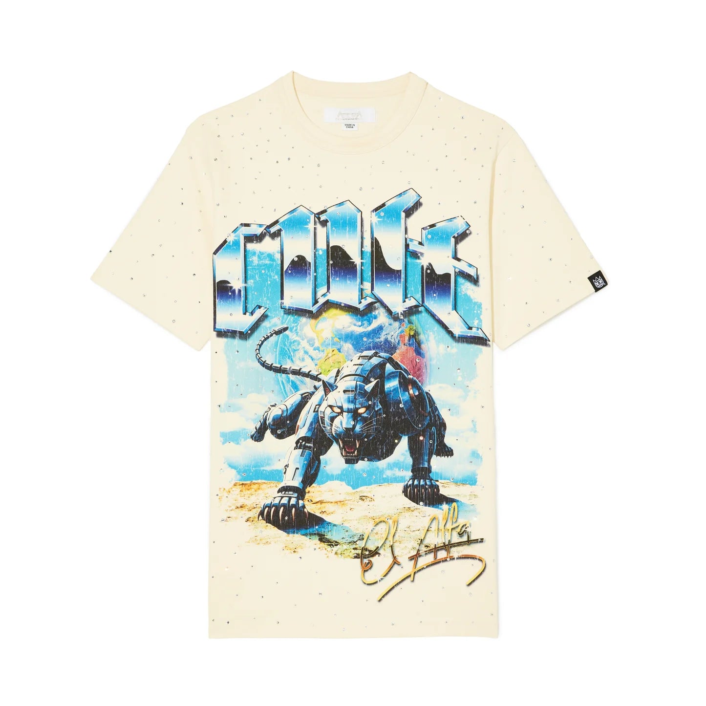 Cult Of Individuality x El Alfa Premium Short Sleeve Crew Neck Tee "Panther"