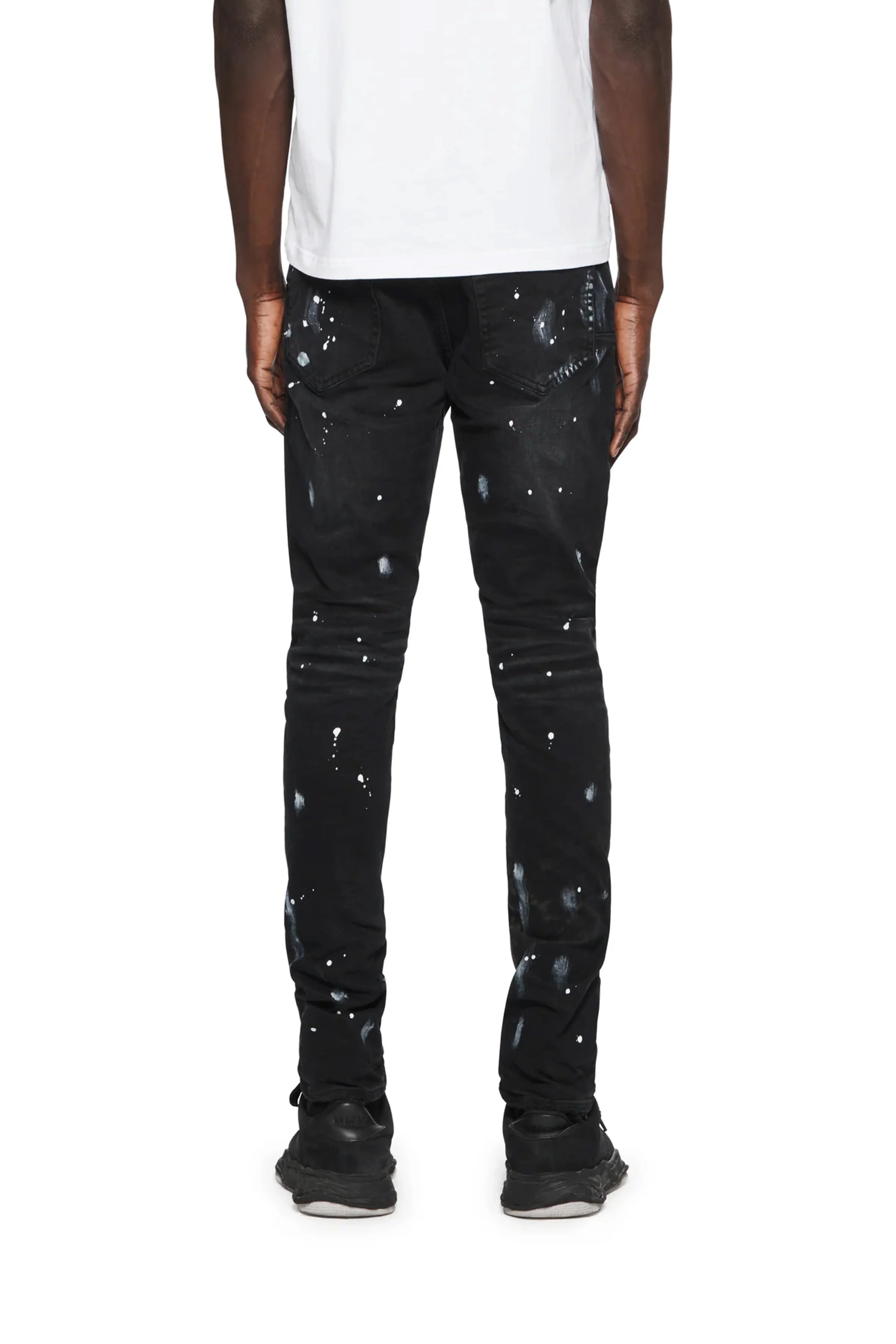 Purple Brand P001 Black Resin Knee Slit