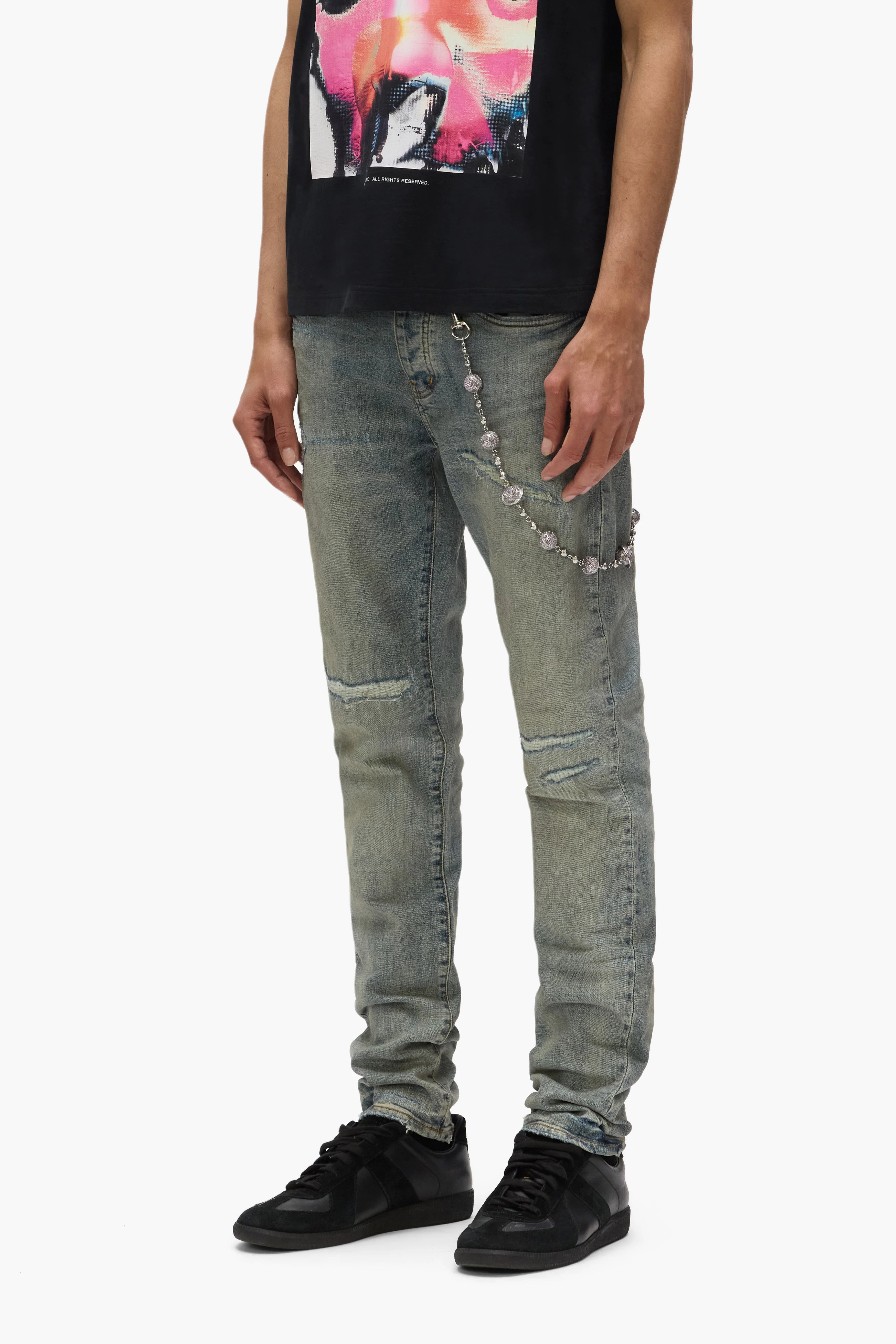 Purple Brand P001 Light Blue Vintage Jeans