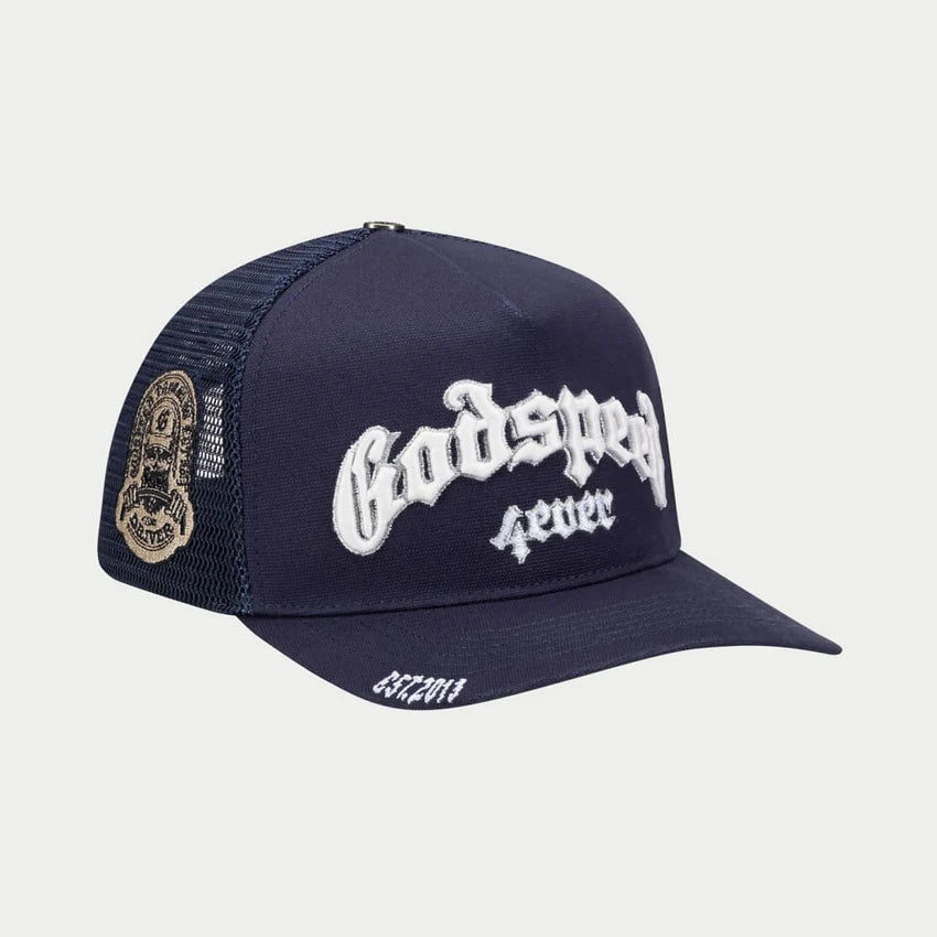 Godspeed GS Forever Trucker Hat ( Midnight Navy)