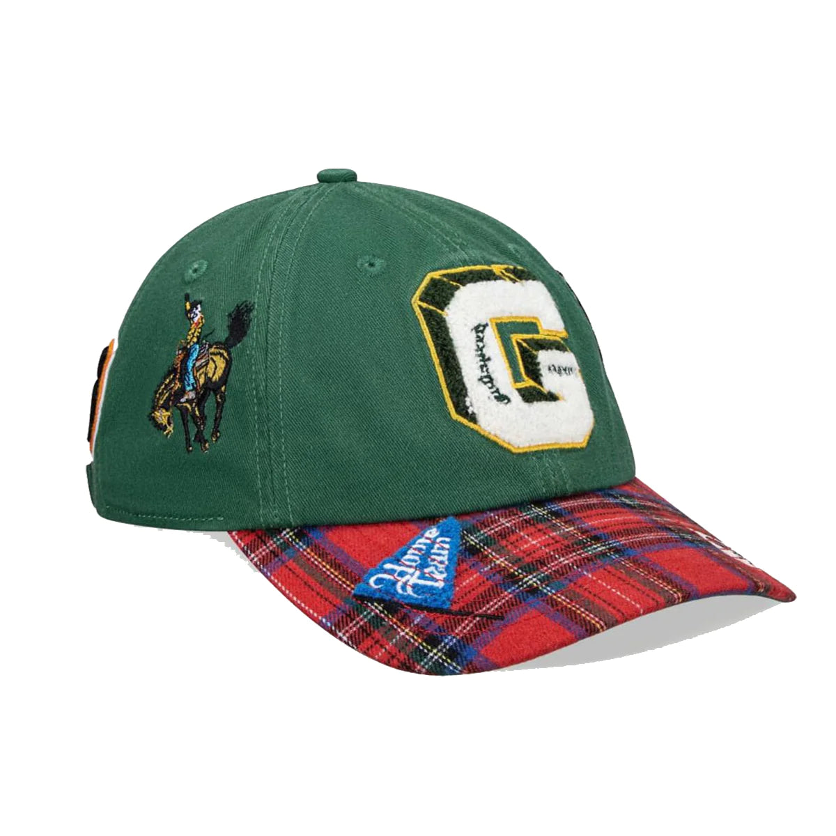 Godspeed Rugby Patchwork Team Dad Hat Green/Red