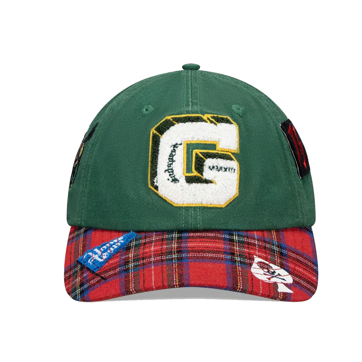 Godspeed Rugby Patchwork Team Dad Hat Green/Red