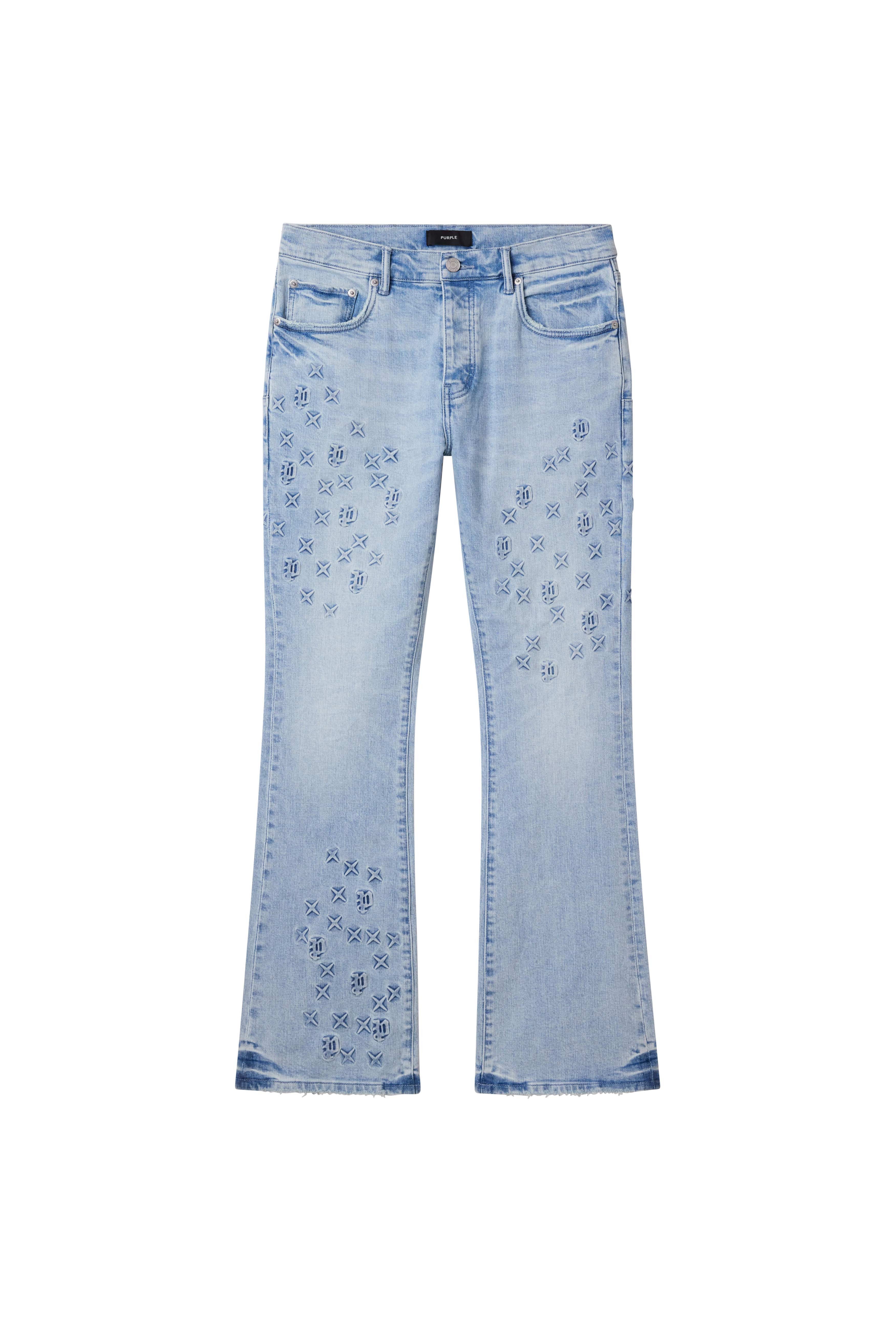 Purple Brand P004 Monogram Embossed Jeans