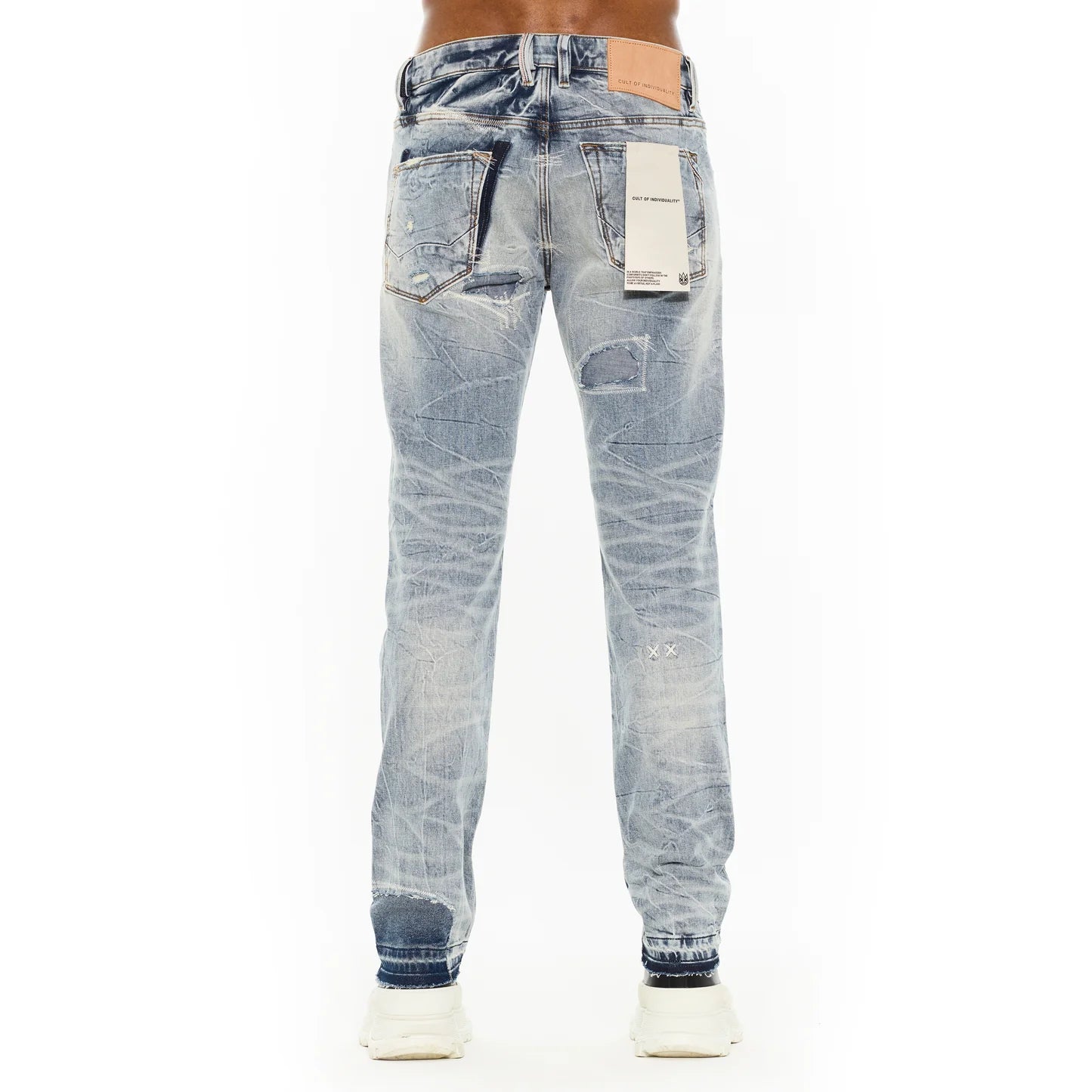 Cult Of Individuality Rocker Slim 602 Jeans in Strobe