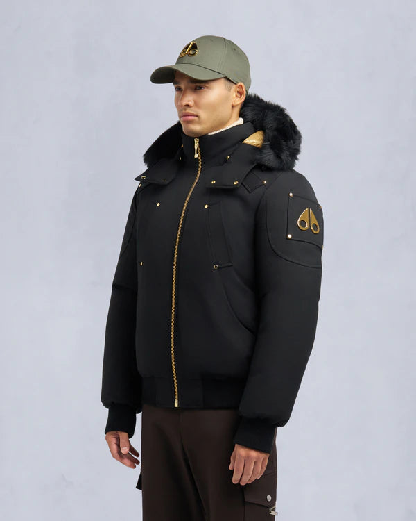 Moose Knuckles Gold Series Original Shearling Trim Ballistic Bomber
