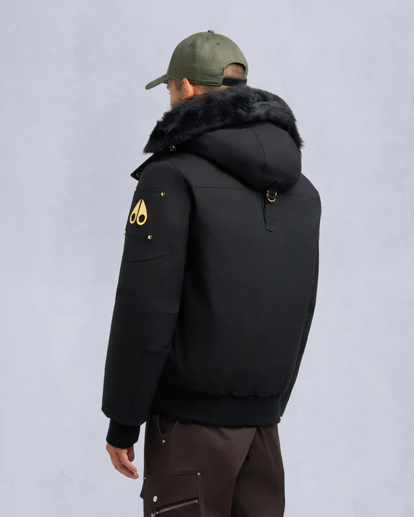 Moose Knuckles Gold Series Original Shearling Trim Ballistic Bomber