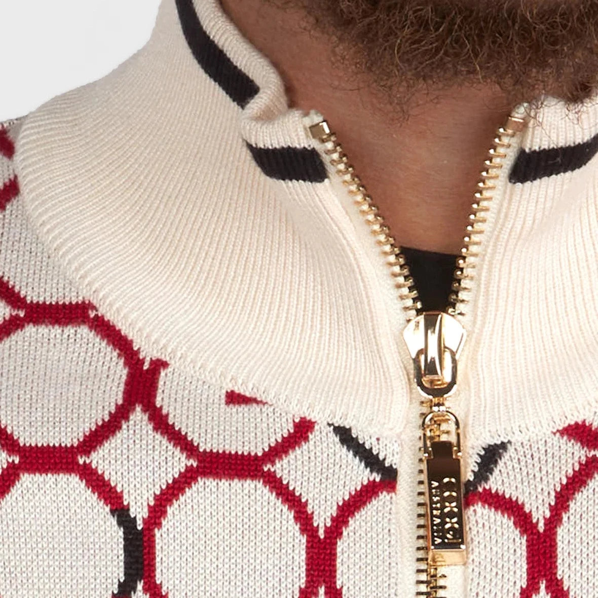 Coogi Link Zip Sweater