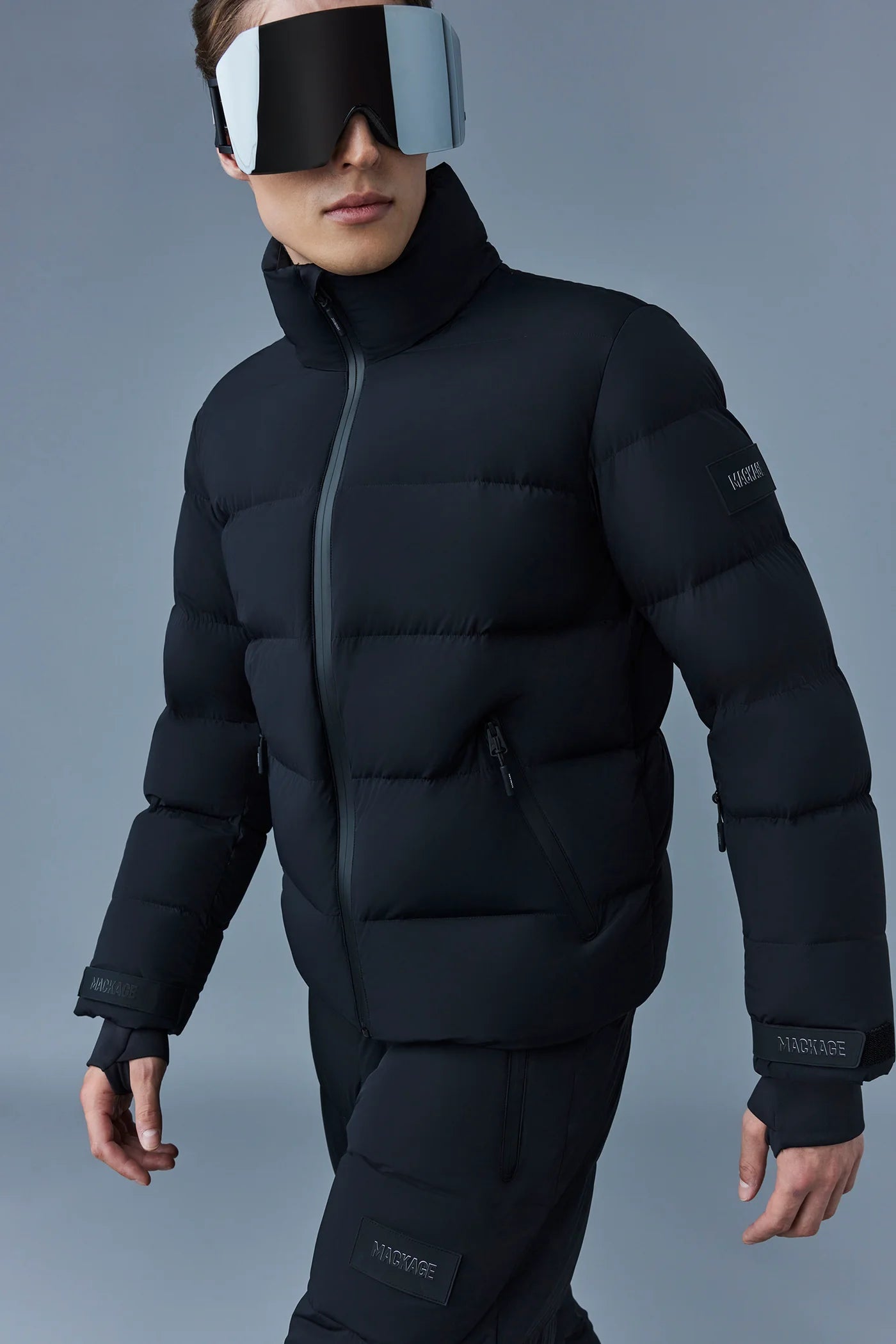 Mackage SAMUEL-SKI Medium down jacket with hood