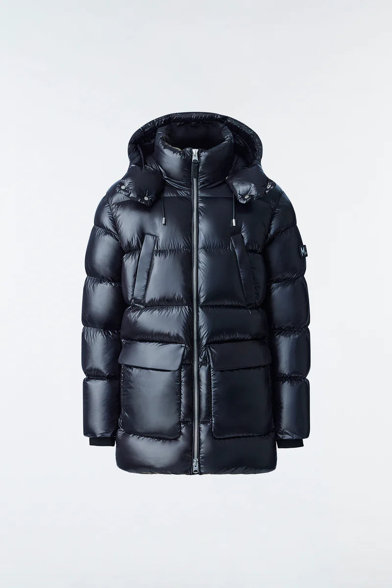 Mackage Kendrick Lustrous Light Down Parka With Hood