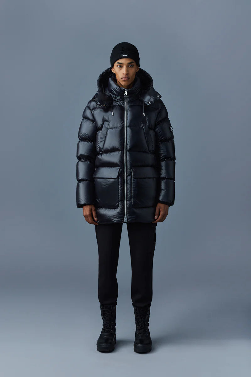 Mackage Kendrick Lustrous Light Down Parka With Hood