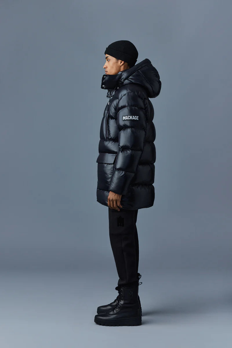 Mackage Kendrick Lustrous Light Down Parka With Hood