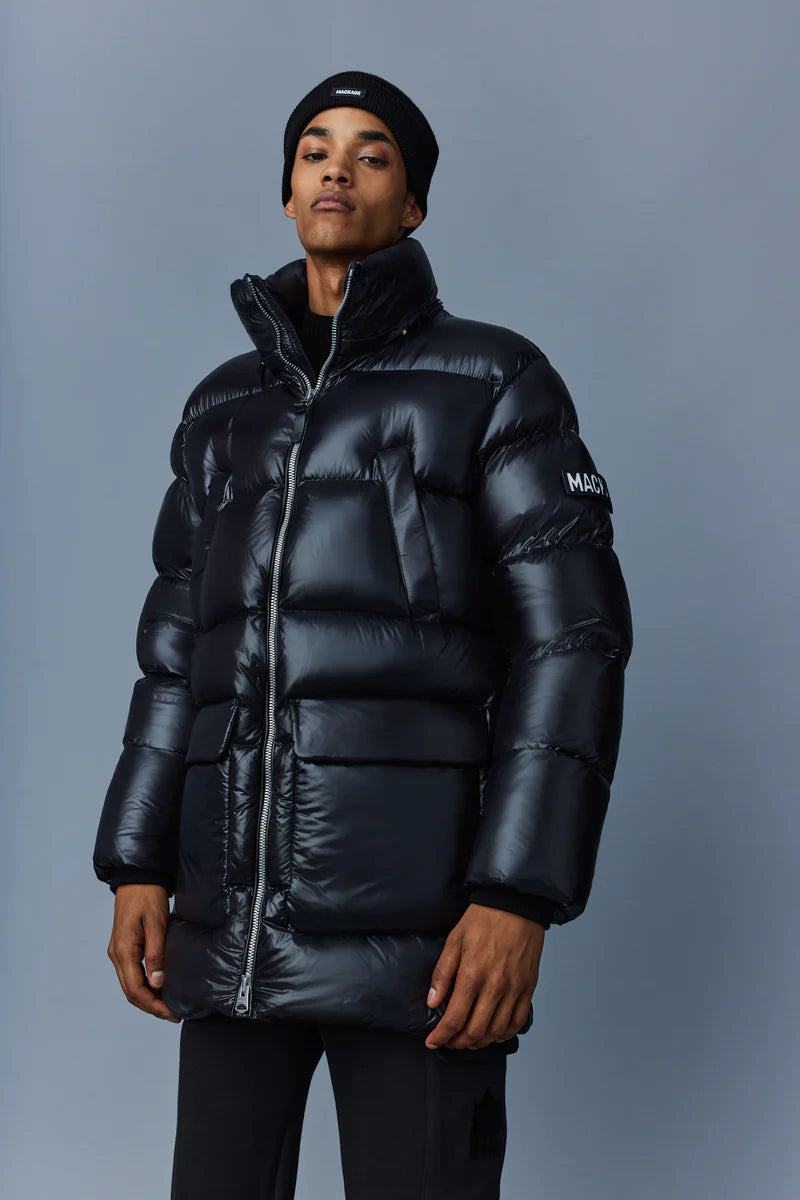 Mackage Kendrick Lustrous Light Down Parka With Hood