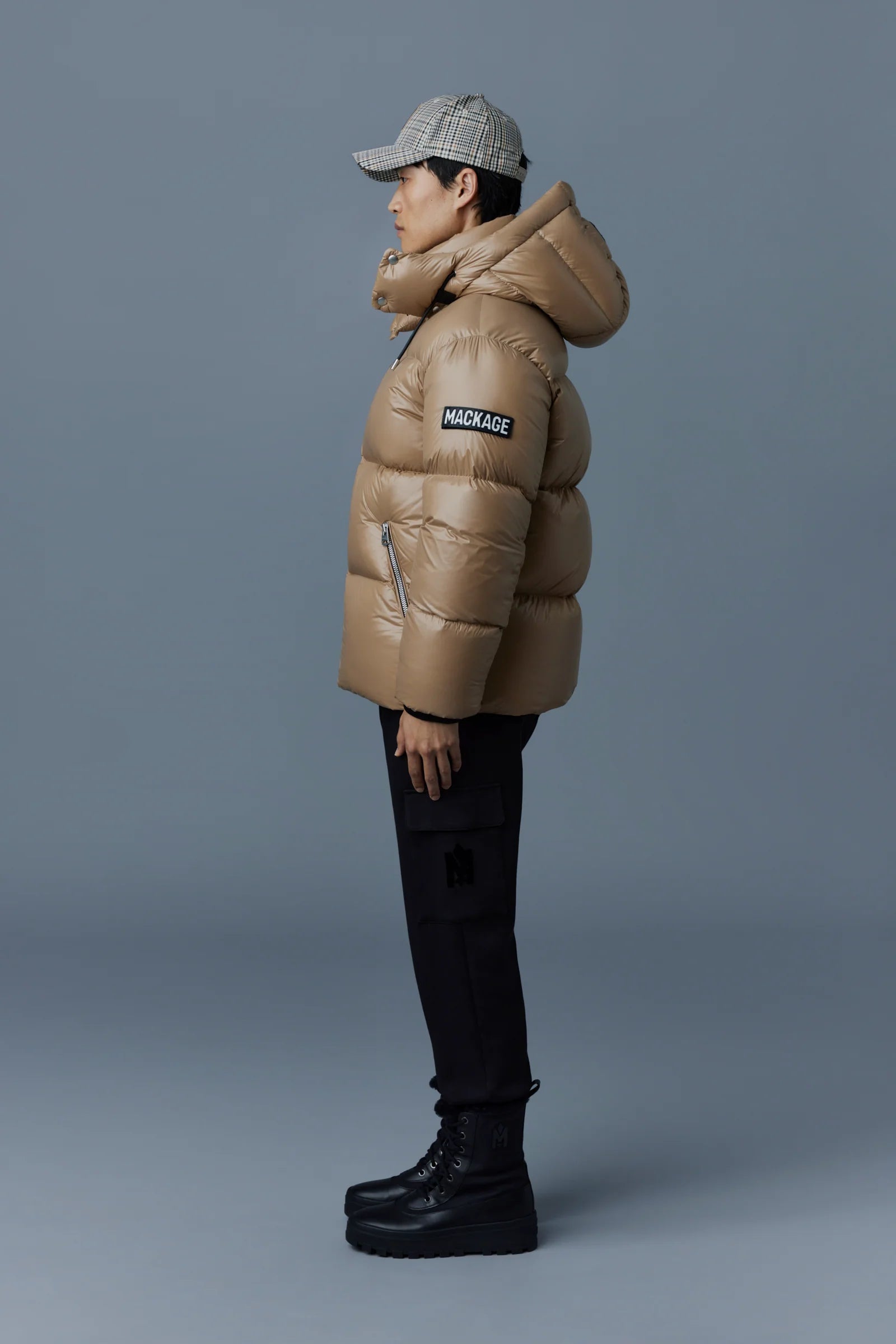 Mackage Kent-Z Lustrous Light Down Jacket With Hood