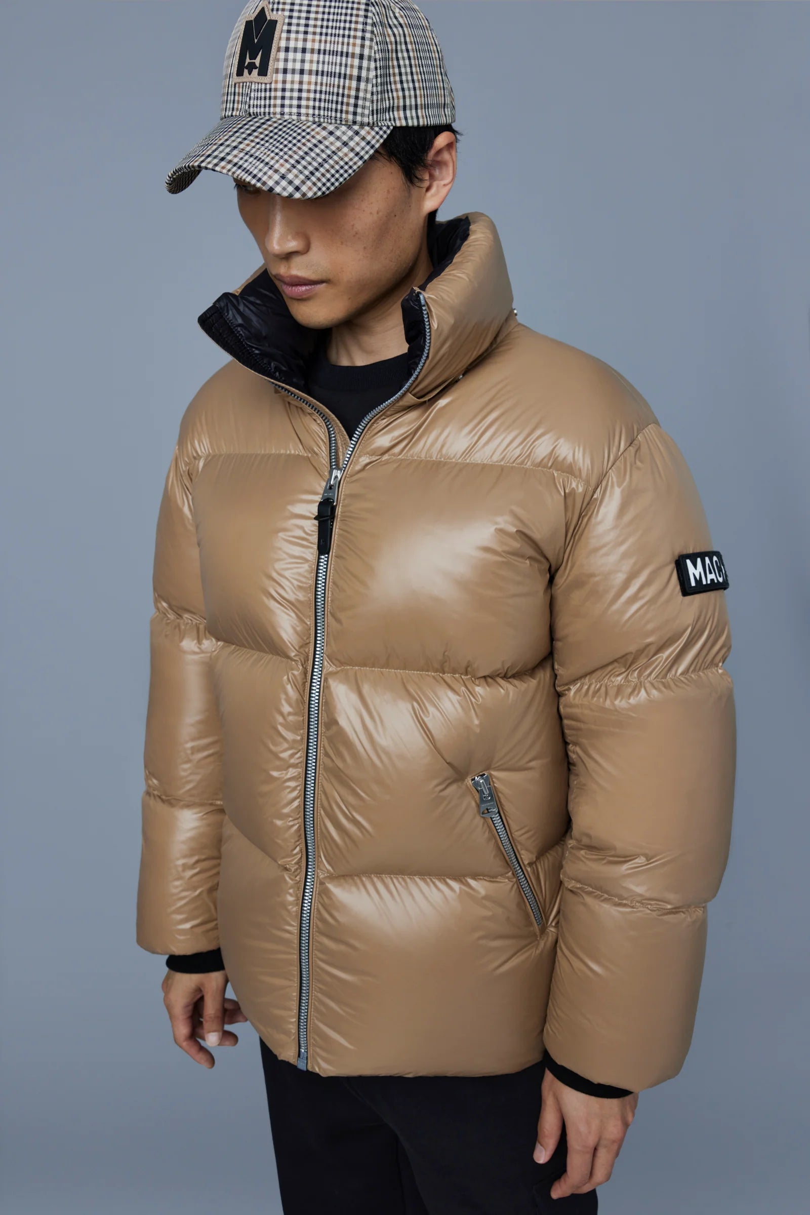 Mackage Kent-Z Lustrous Light Down Jacket With Hood