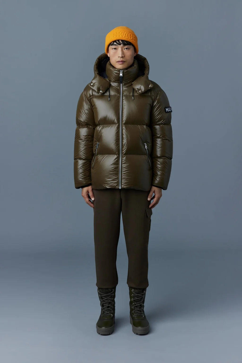 Mackage Kent-Z Lustrous Light Down Jacket With Hood