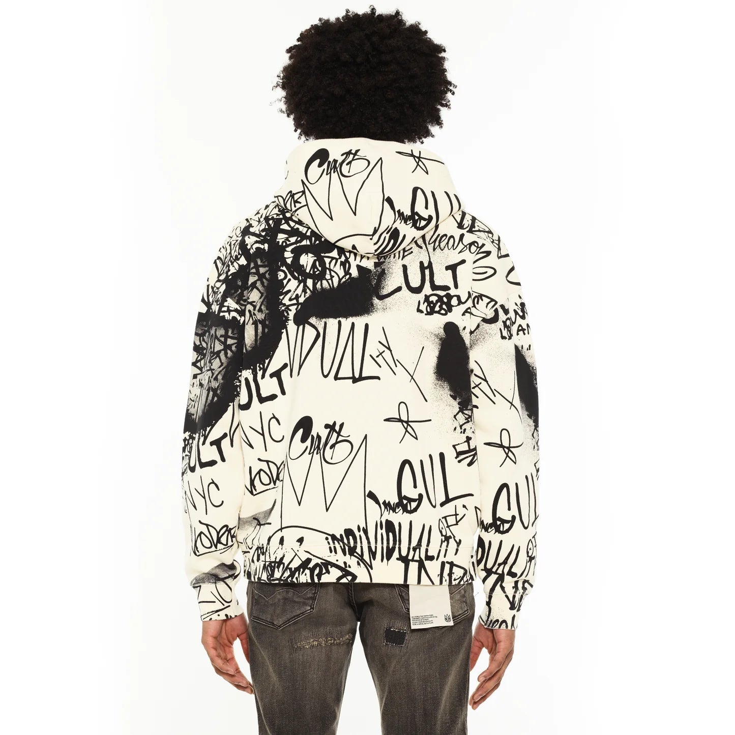 Cult Of Individuality Zip Novelty Hoodie