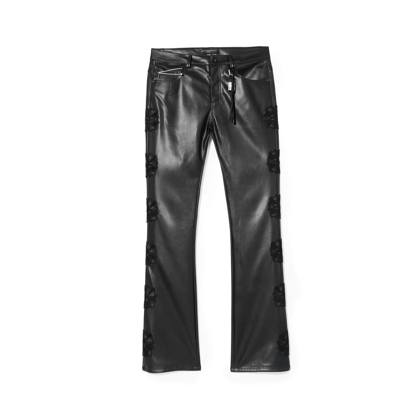 Cult Of Individuality Faux Leather Lenny Bootcut 603 Jeans