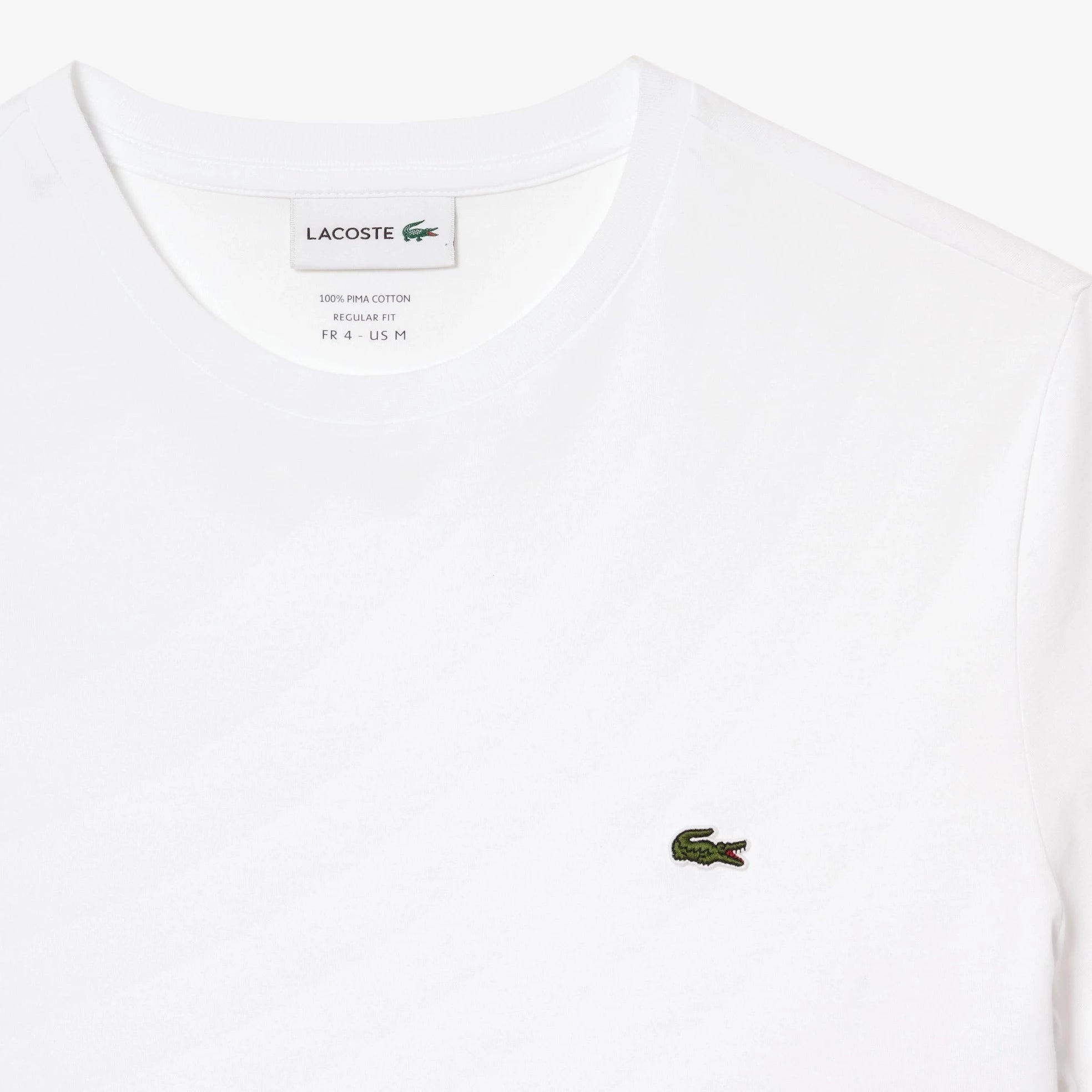 Lacoste Crew Neck Soft Pima Cotton Tee