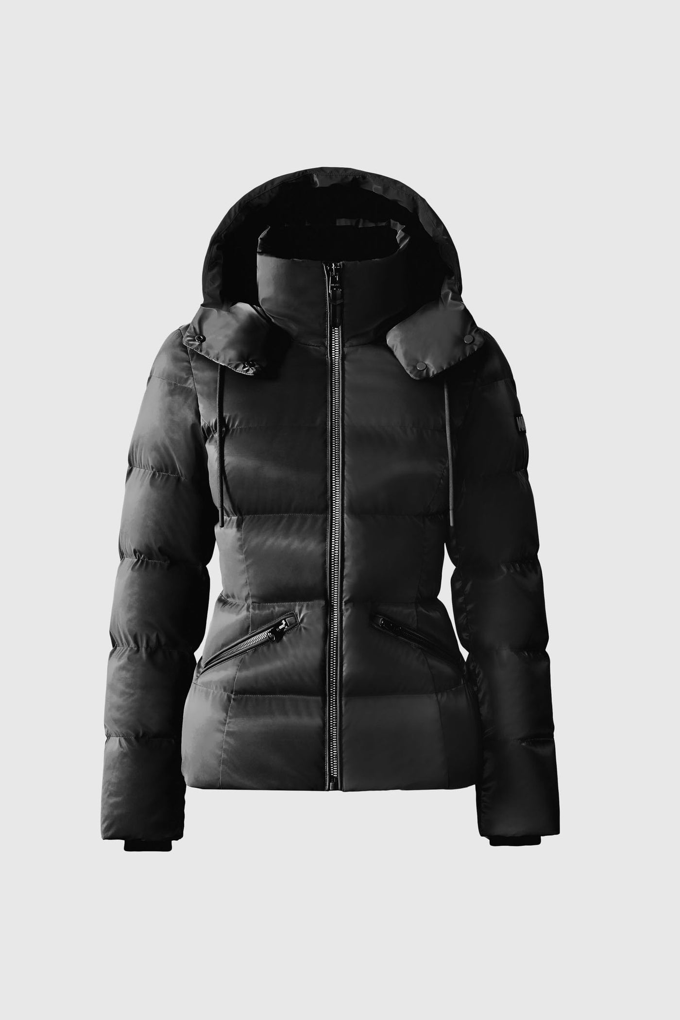 Mackage MADALYN-GLO High-Gloss Down Jacket With Removable Hood