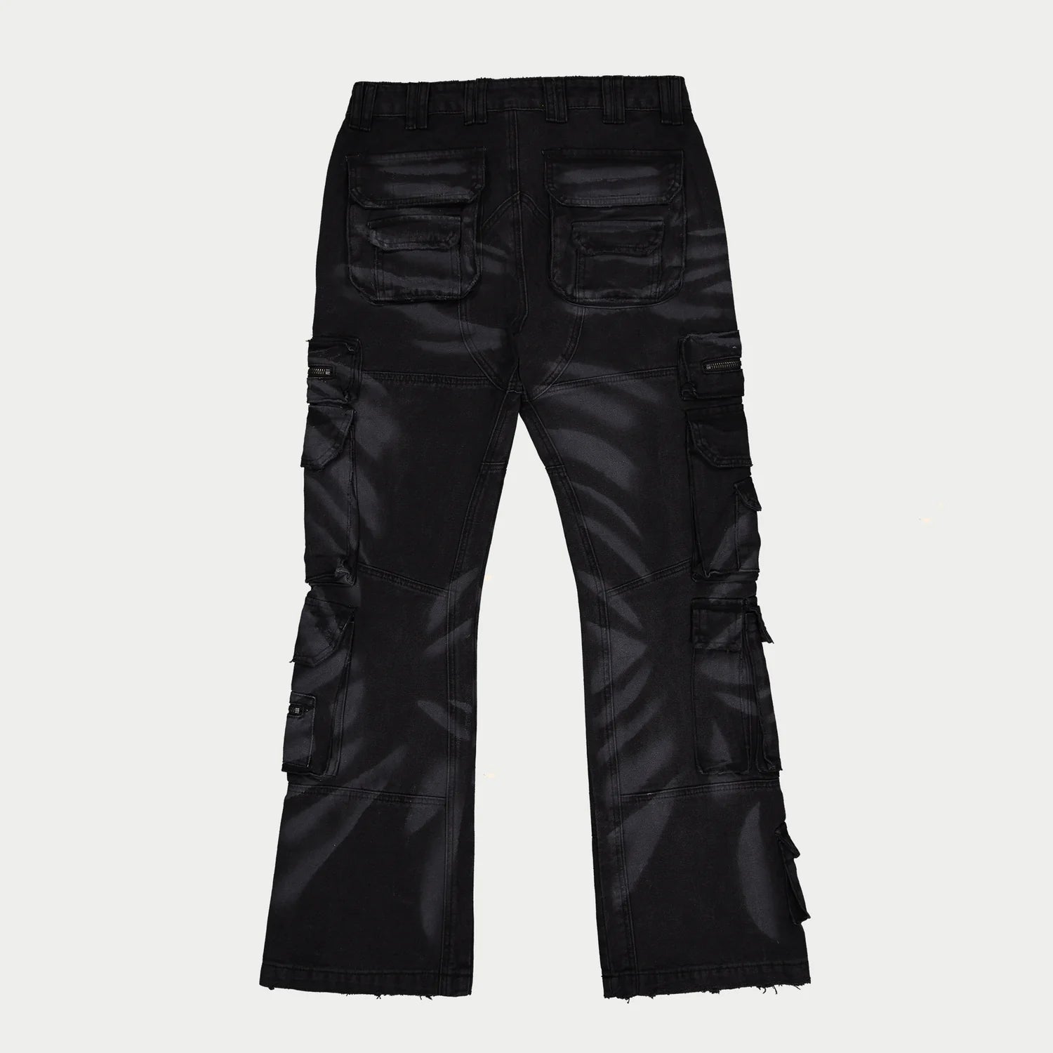Godspeed Skidrow Flared Cargo Pants (Black)