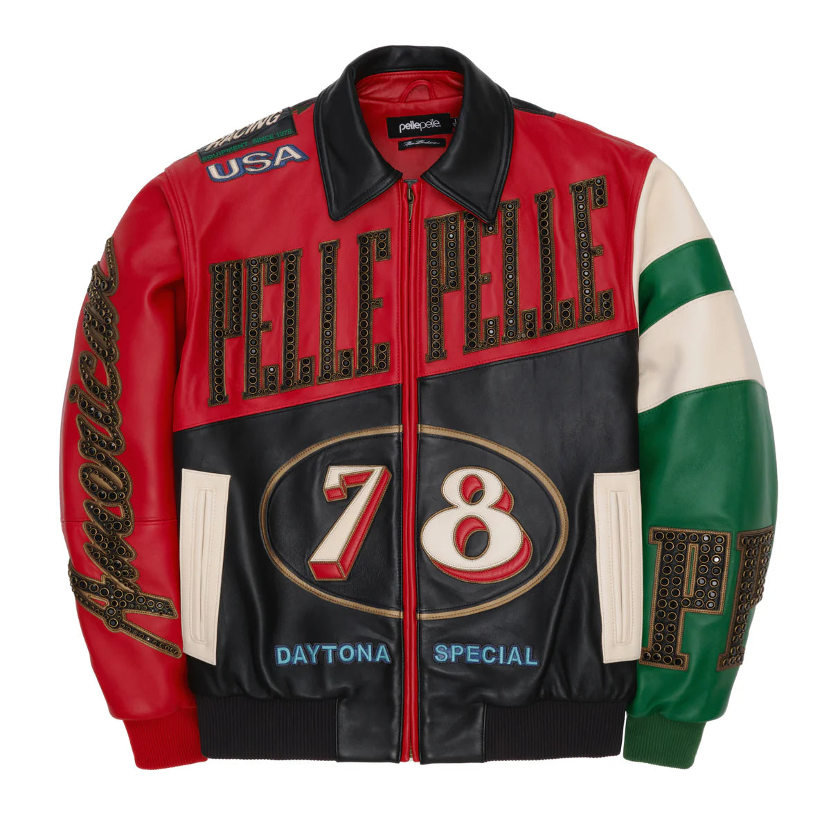 Pelle Pelle スタジャン Pelle Pelle Daytona Special Jacket