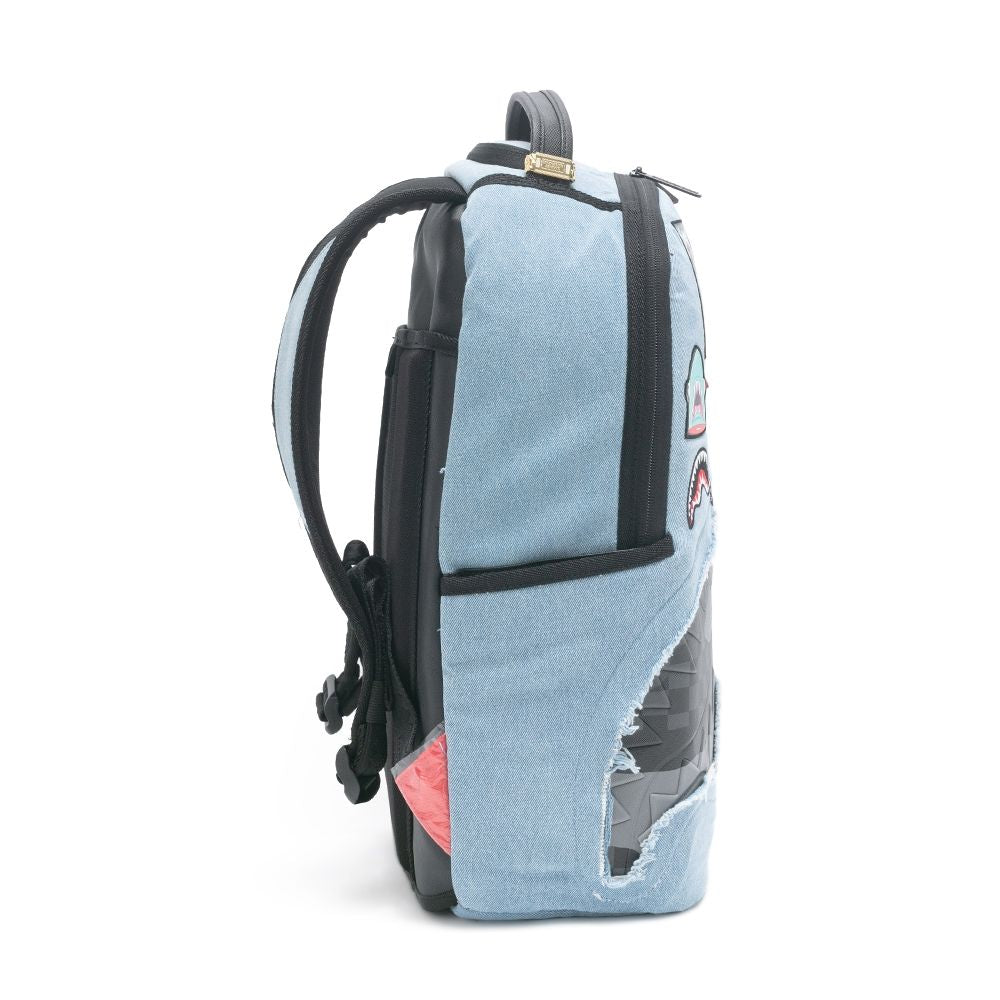 Sprayground Denim Tear 3AM Patches DLXSV Backpack